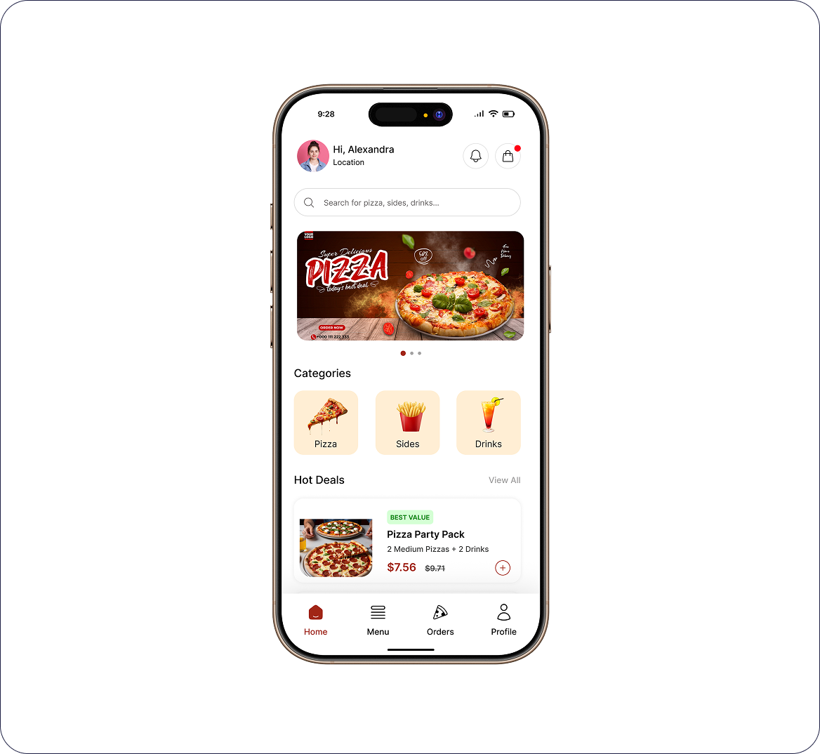 Home & Details Screen